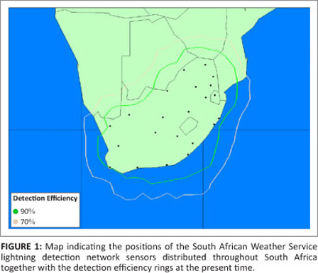 The lightning climatology of South Africa